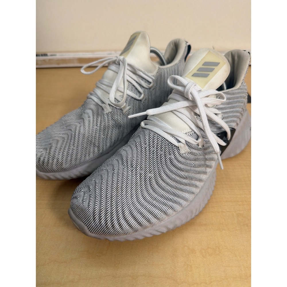 Adidas Alphabounce Beyond White Grey Running Shoes Sneakers B76044